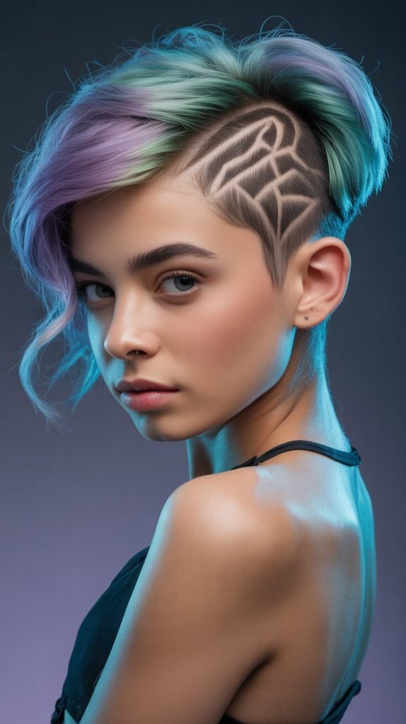 Pixie with Nape Undercut Design