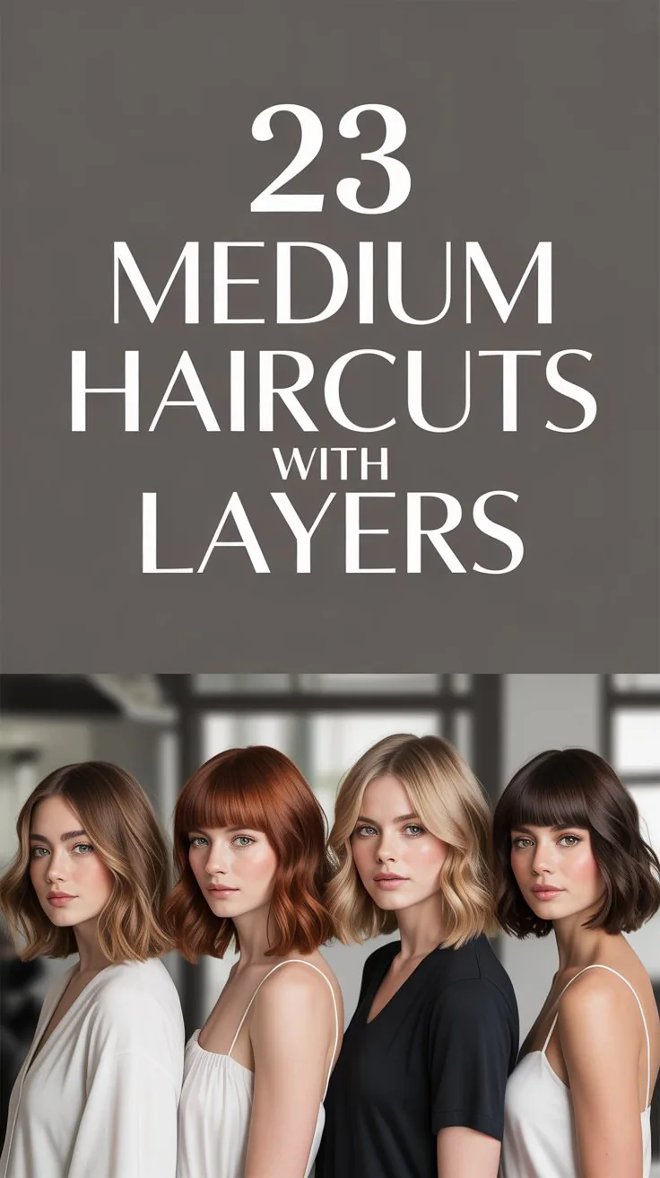 Medium Haircuts with Layers