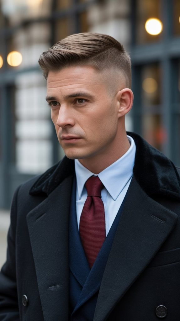 Caesar Cut with Fade