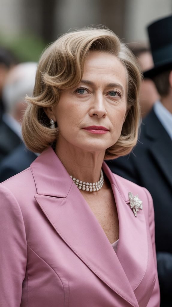 Side-Parted Elegance