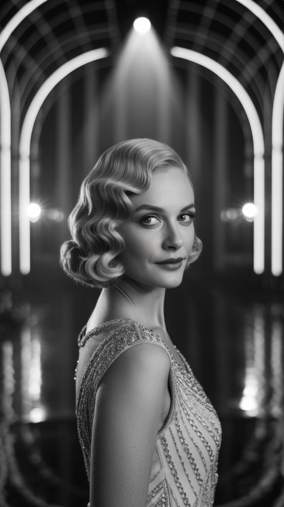 Side-Swept Finger Waves