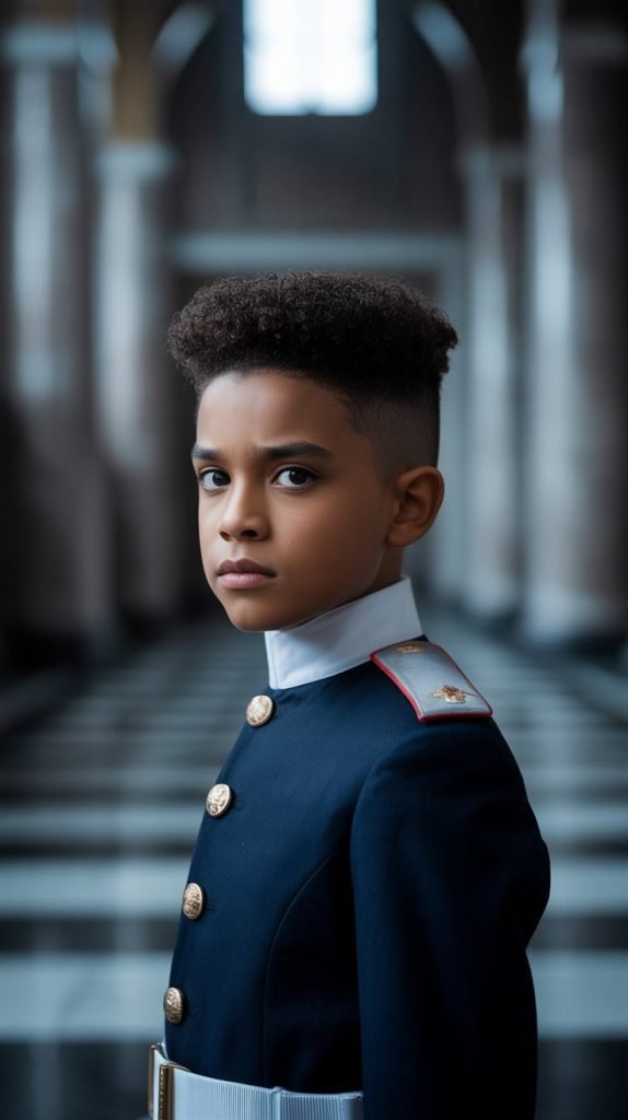 Military-Inspired Curly Cut