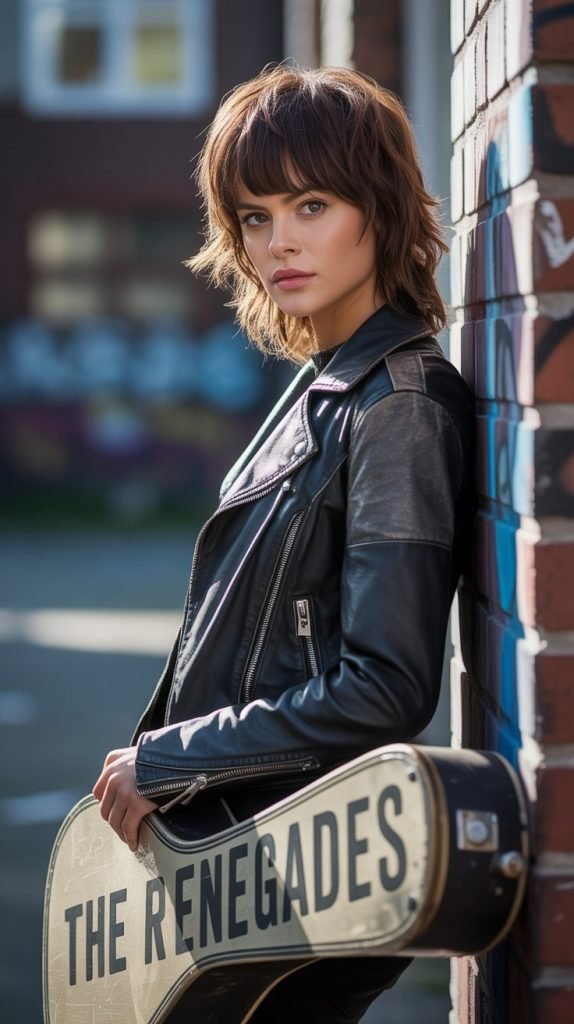 Textured Bangs with Shaggy Layers