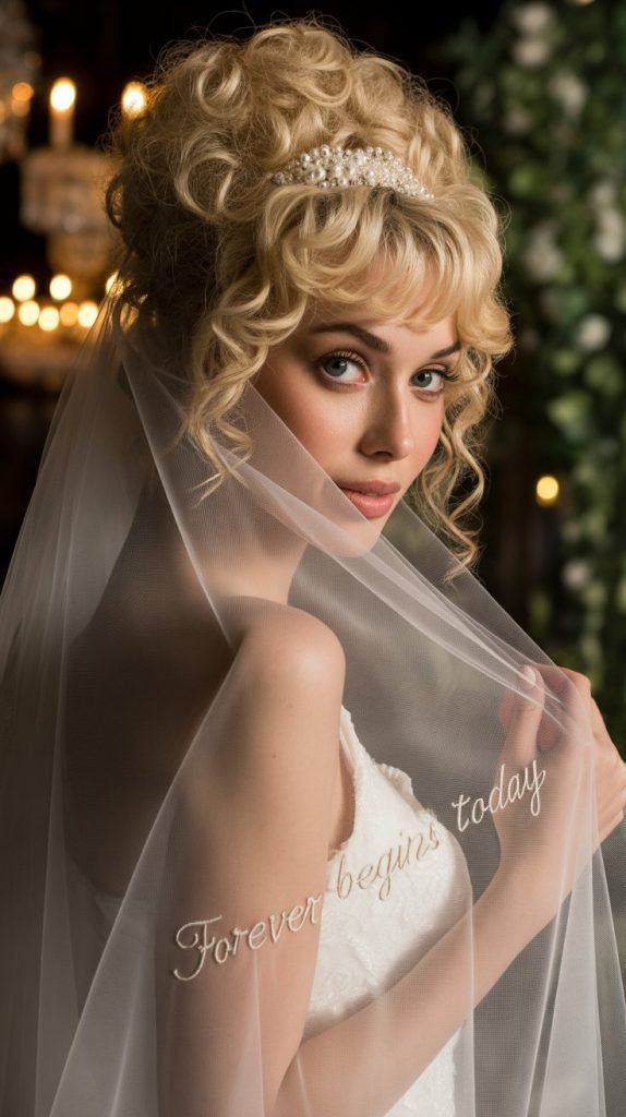 High Volume Curly Updo