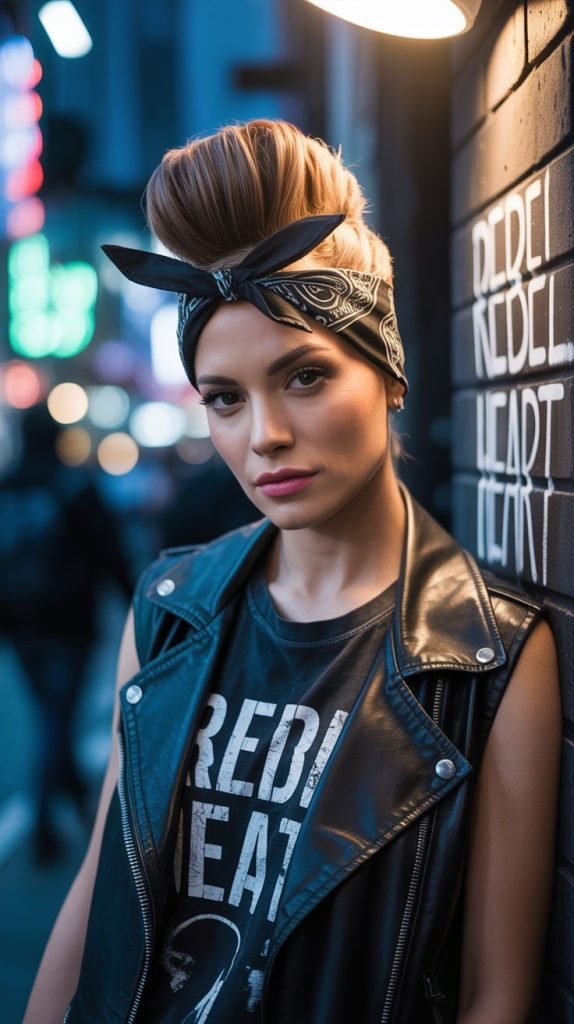 Structured Bandana Pompadour