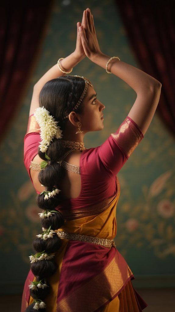 Classical Devadasi-Inspired Long Layers