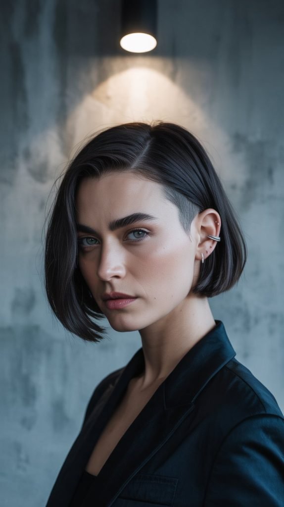 Angular Bob with Undercut