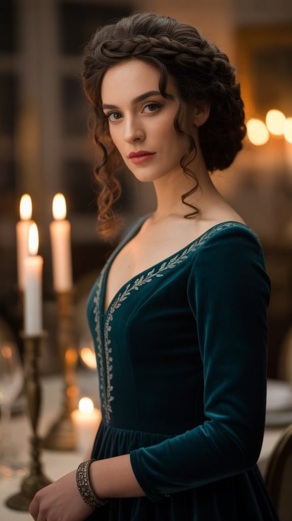 Braided Crown with Low Chignon