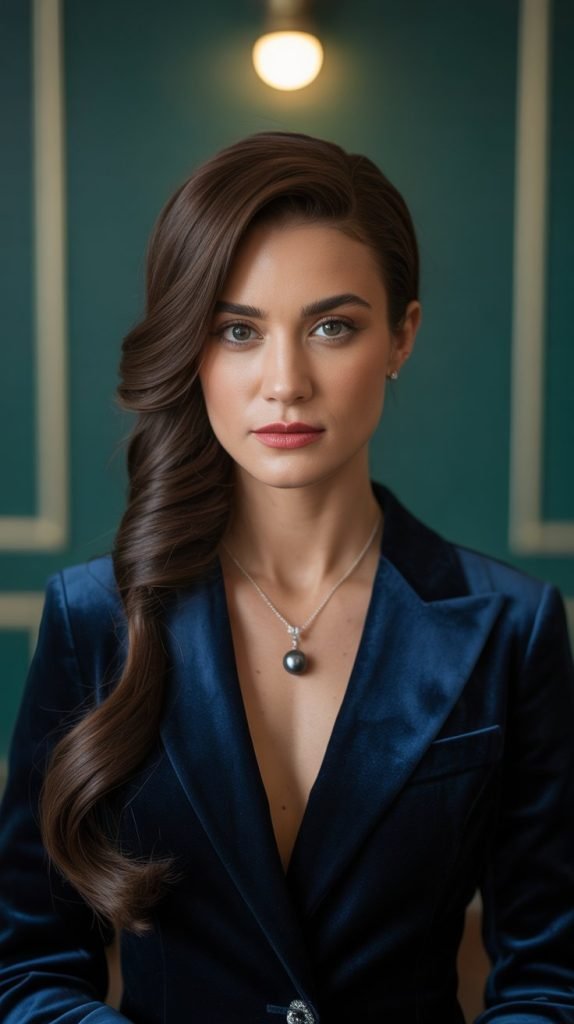 Dark Cocoa Twisted Side Style