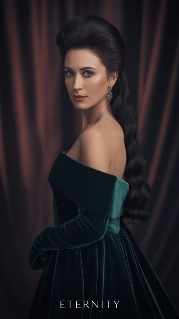 Raven Hair Elegant Chignon