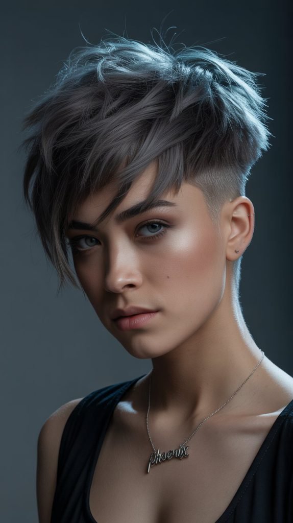  Edgy Shag with Undercut