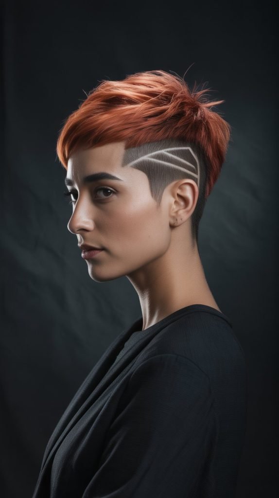 Undercut Pixie with Design