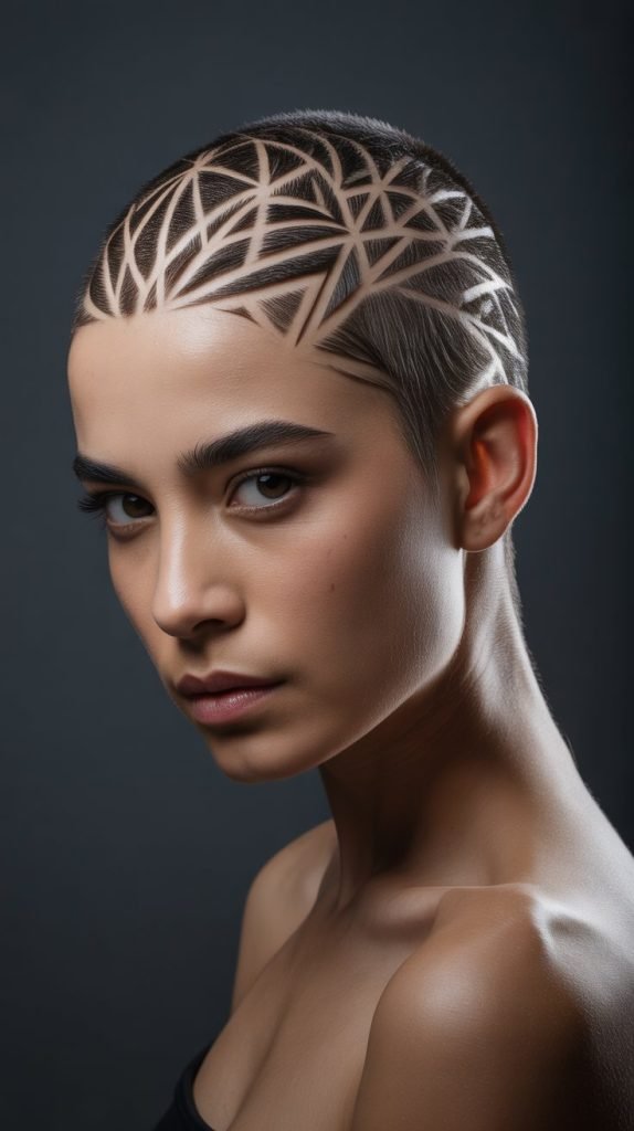  Textured Buzz Cut with Design