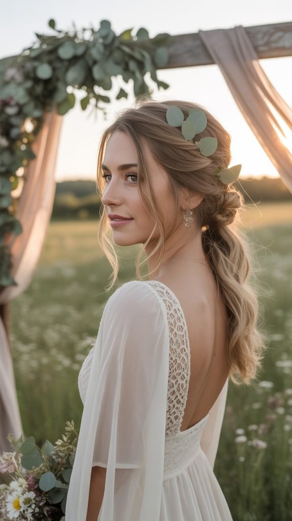 Bohemian Twisted Half-Up