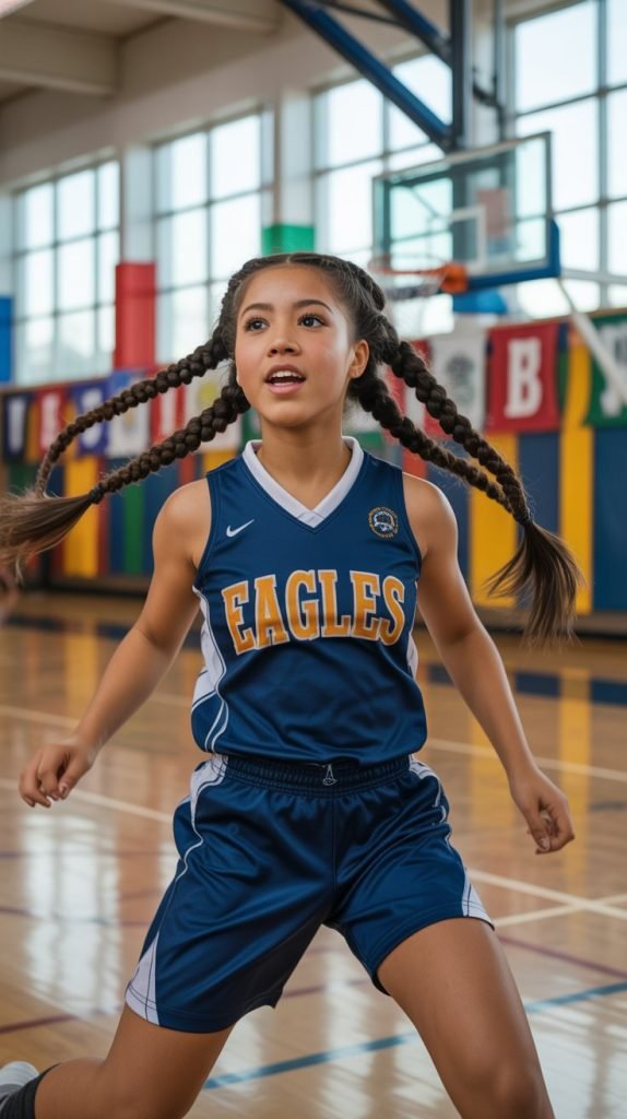 Double Dutch Braids for Athletic Students