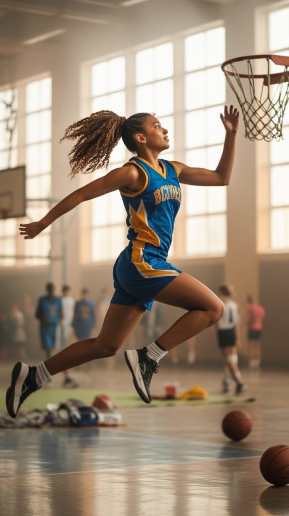 Braided Curly Ponytail