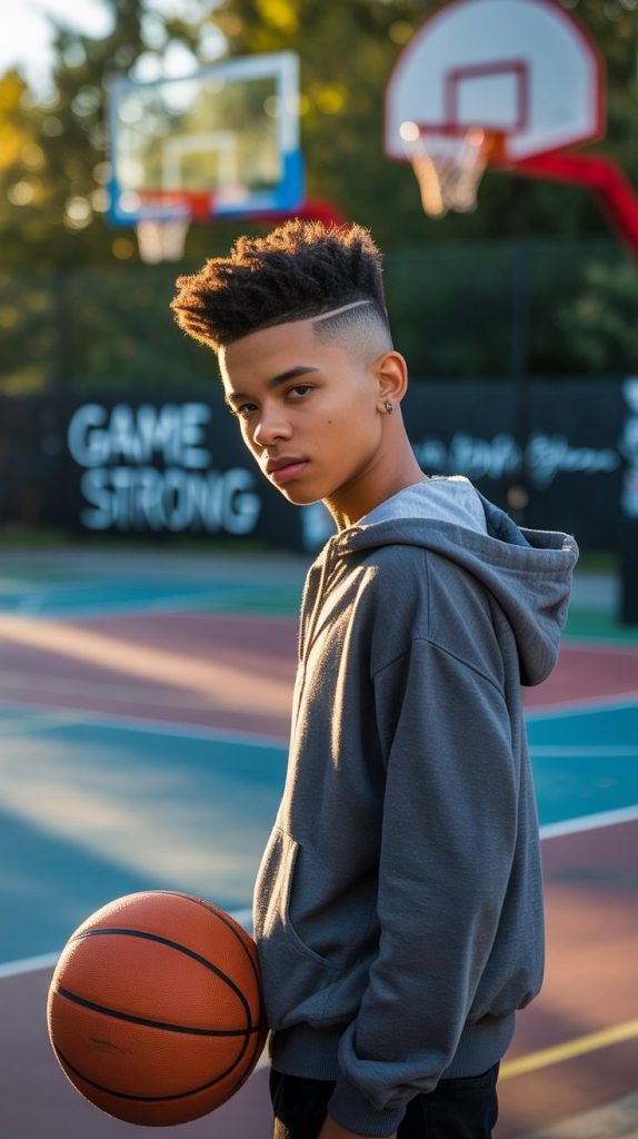  Fade with Textured Top