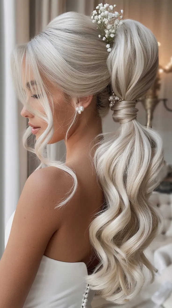 35 Blonde Wedding Hairstyles for Long Hair