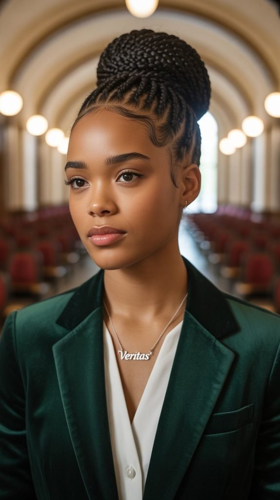 Braided Chignon Updo