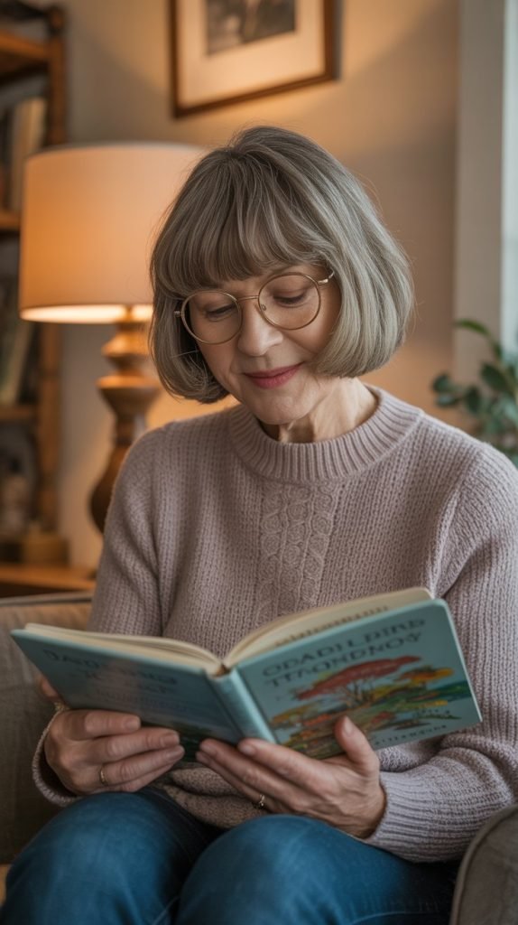 Wispy Bangs with Bob