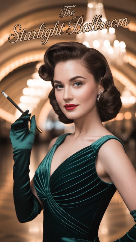 Classic Victory Roll Updo