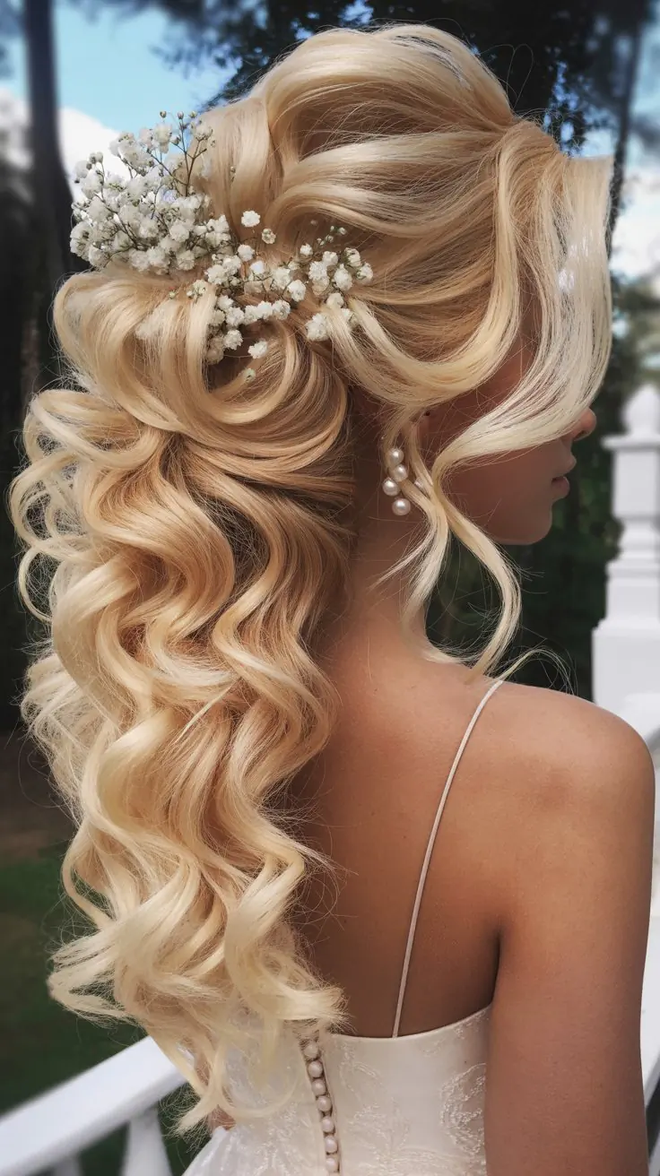 35 Blonde Wedding Hairstyles for Long Hair