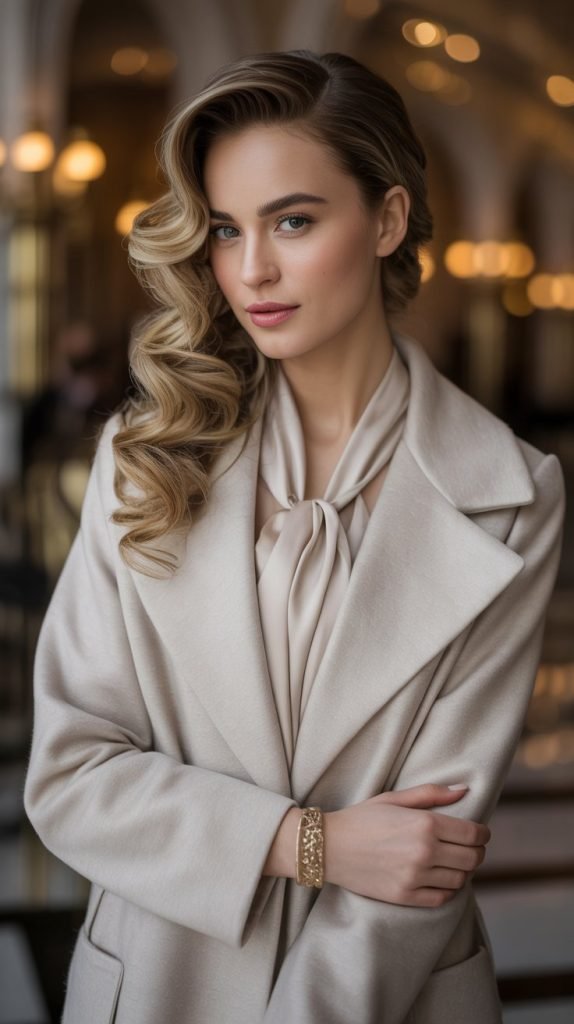 Twisted Side Swept Style