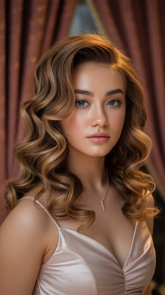 Loose Hollywood Curls