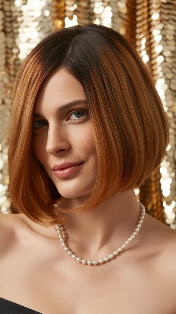 Medium Graduated Bob for Thick Hair