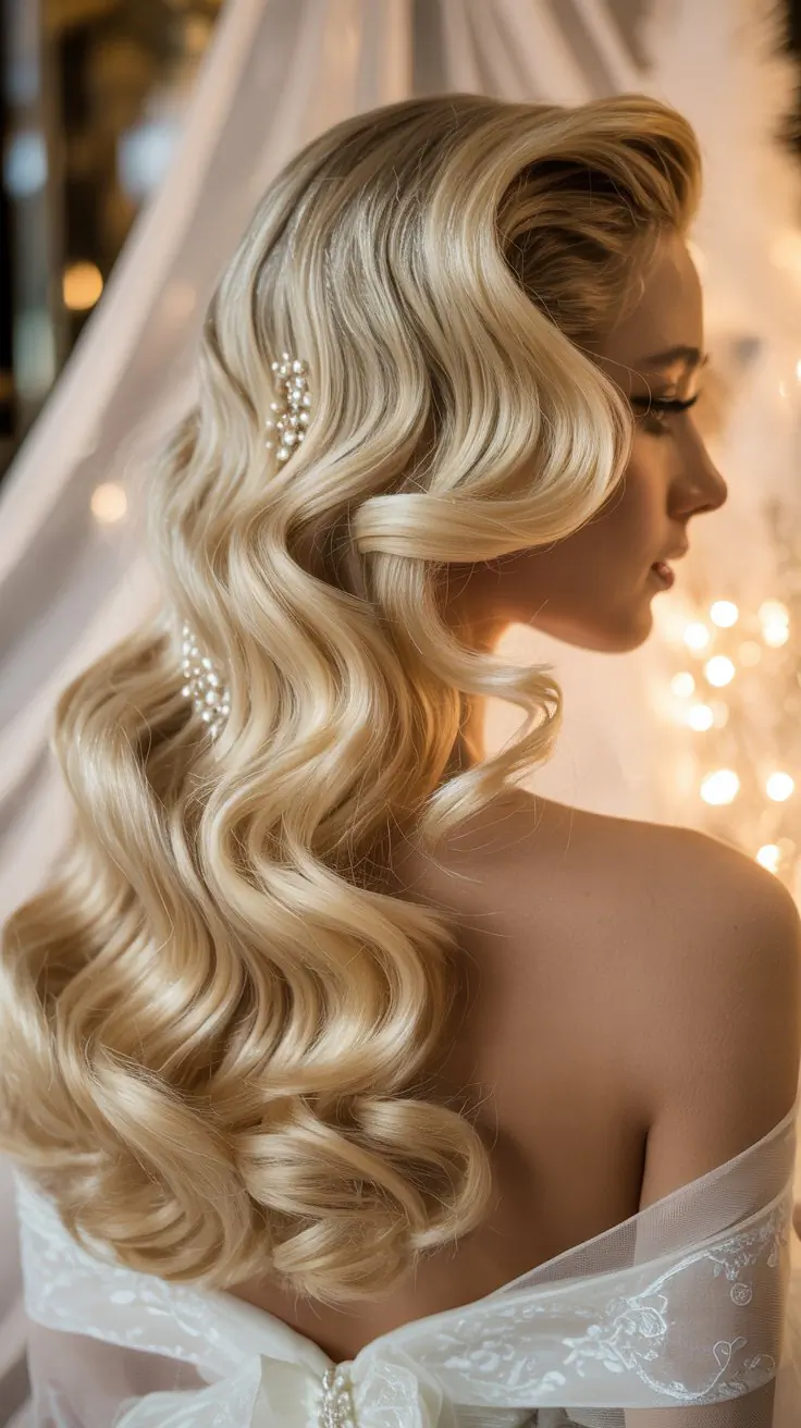 35 Blonde Wedding Hairstyles for Long Hair