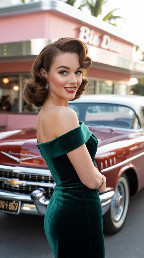  Vintage Pin Curl Style