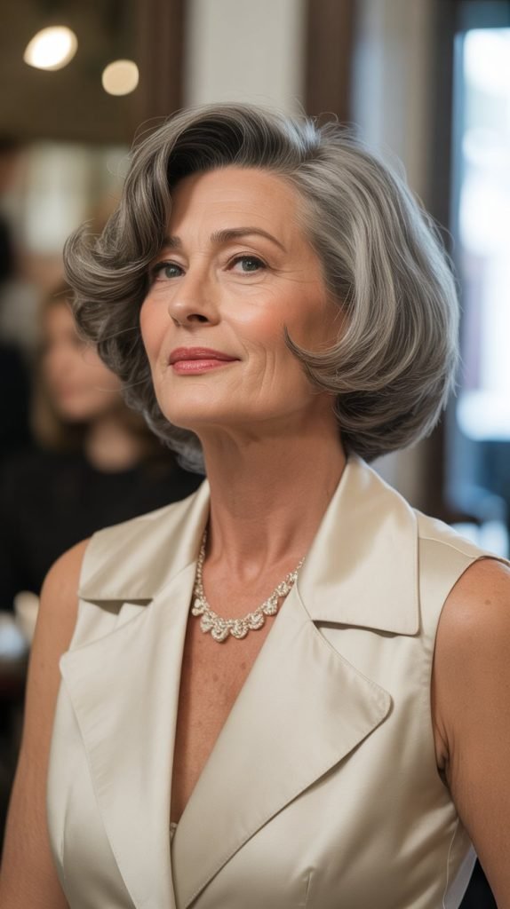 Feathered Bob with Flip