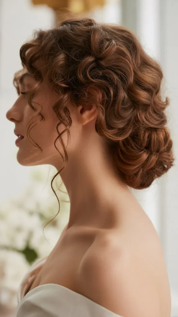 Classic Curly Chignon