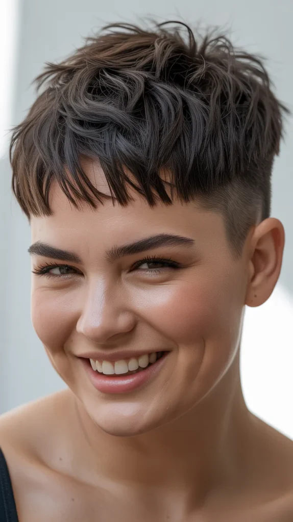 Razor-Cut Crop with Texture