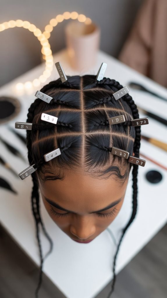 Systematic Hair Sectioning and Organization