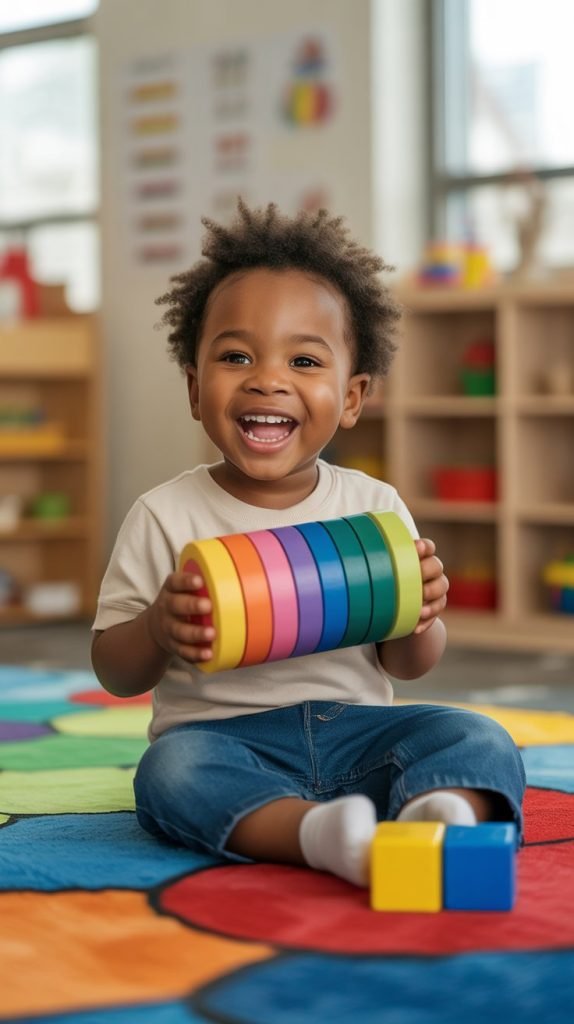 Sectioned Puffs with Hair Ties