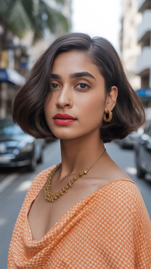 Mumbai Street-Style Layered Bob