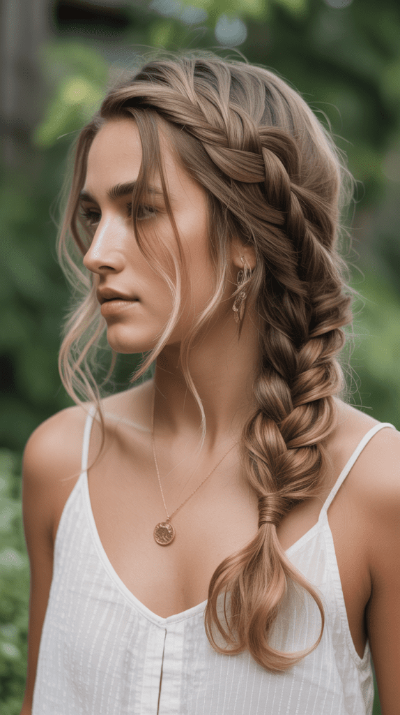 Bohemian Side Braid
