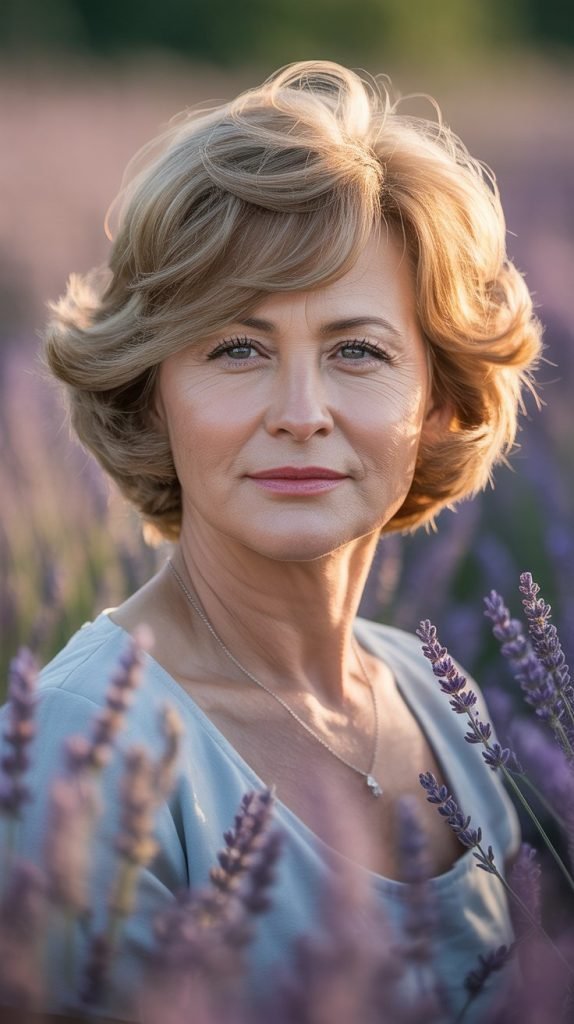 Feathered Layers with Height and Movement