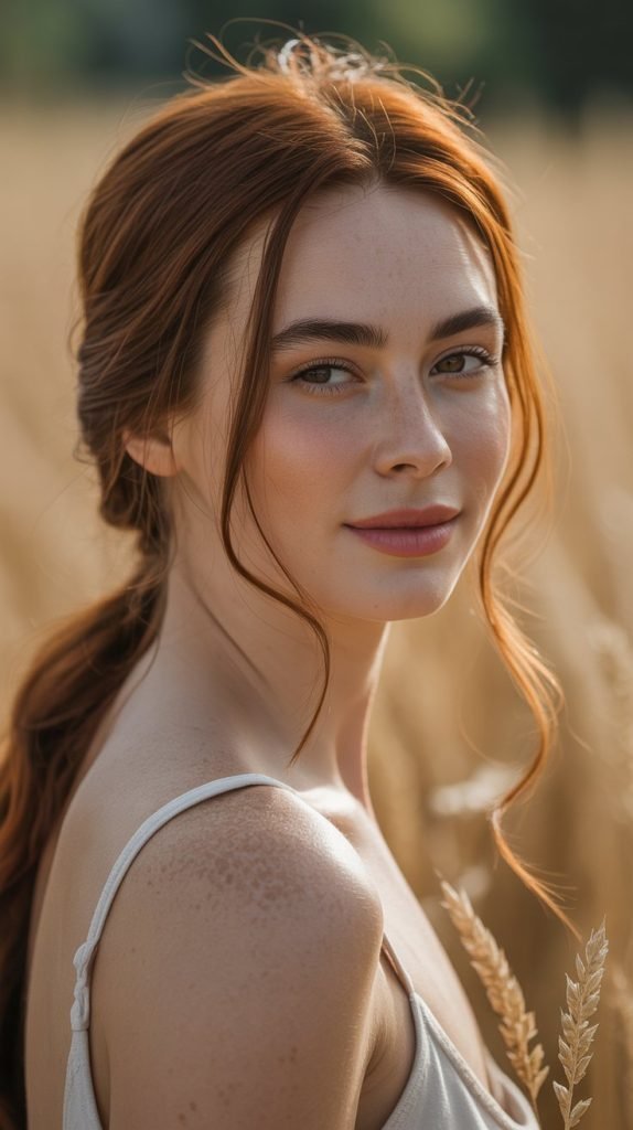 Long Hair Money Piece Framing