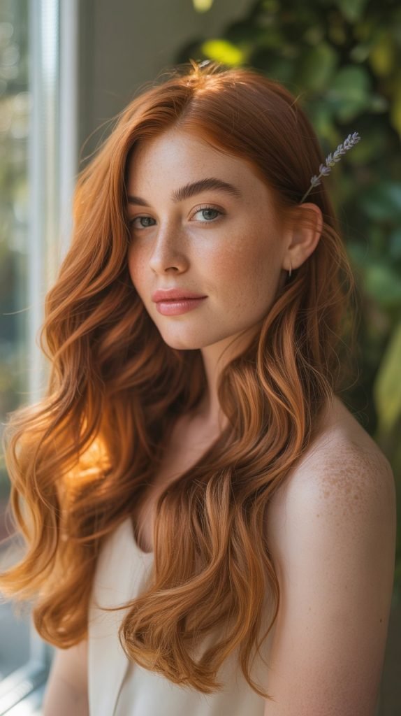 Copper Balayage Highlights