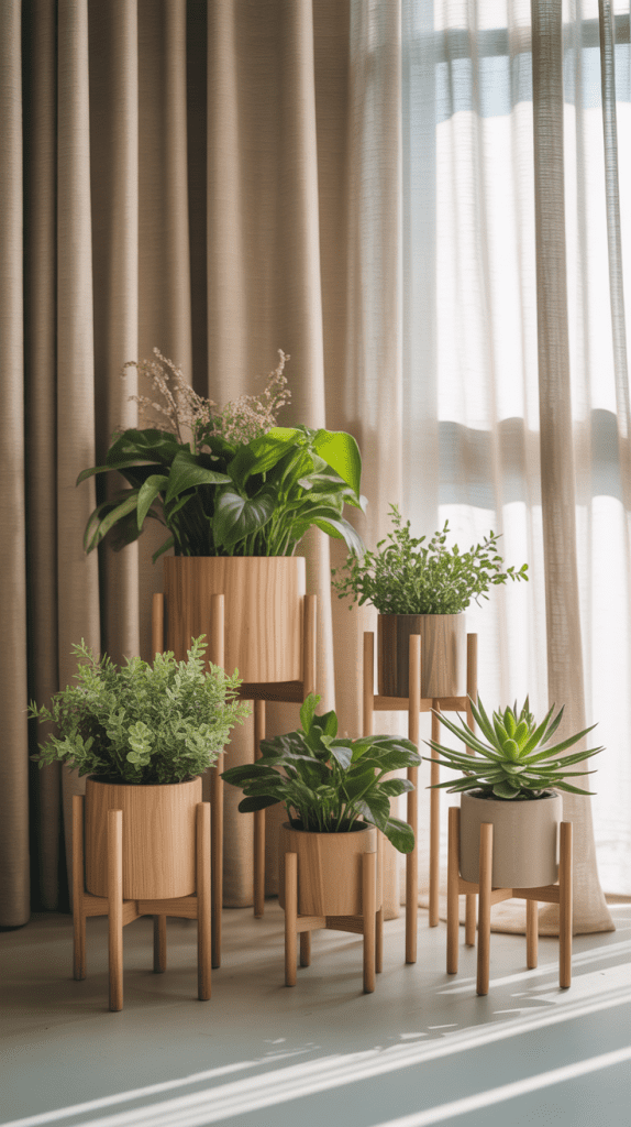 Wooden Plant Pot Stands