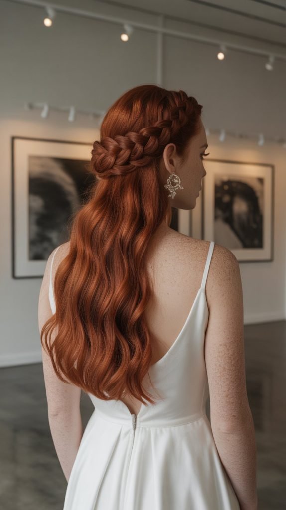 Reverse French Braid Bun