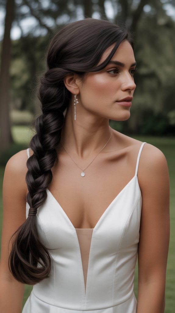  Side-Swept French Braid