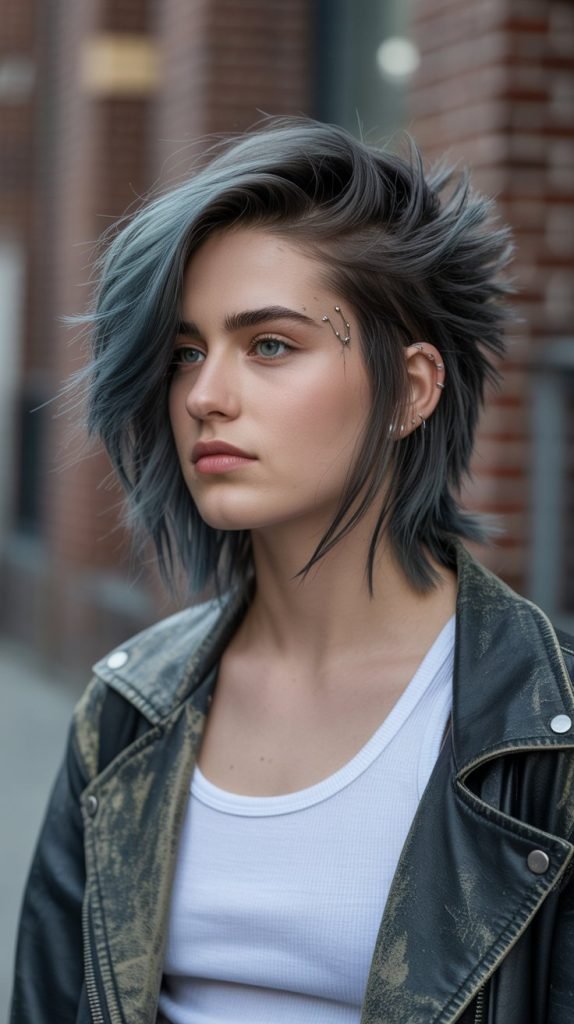 Medium Wolf Cut for Thick Hair