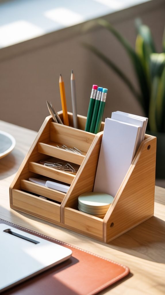 Wooden Desk Organizers