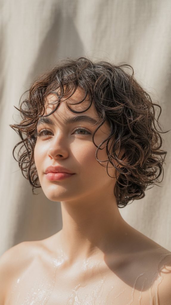 Natural French Bob for Wash-and-Go Styling