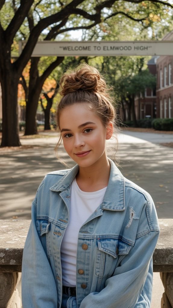  Cute Messy Braid Bun