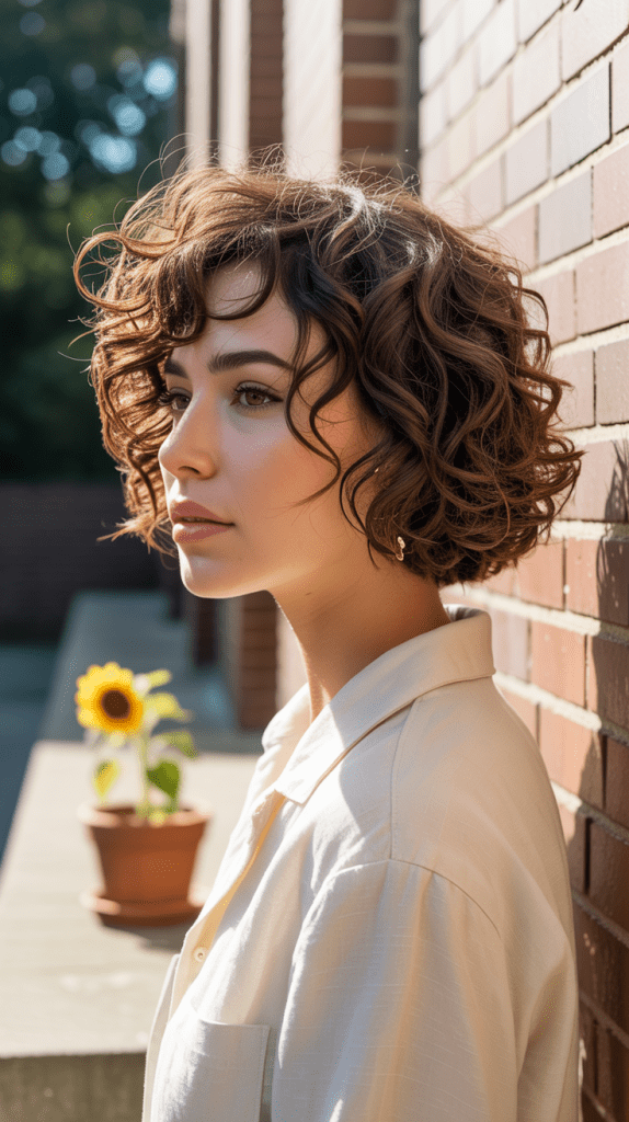 Tousled French Bob for Effortless Appeal