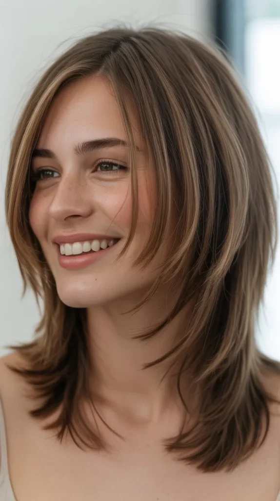  Contemporary Shag for Straight Hair